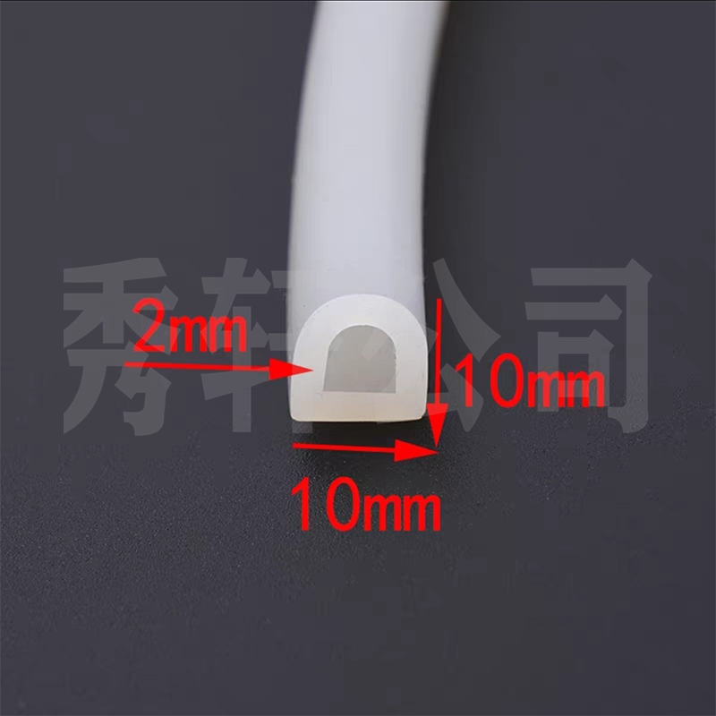 Silicone Rubber Extruded Sealing Strip for Automotive Door and Window Profiles Glass Rubber Sealing Strip