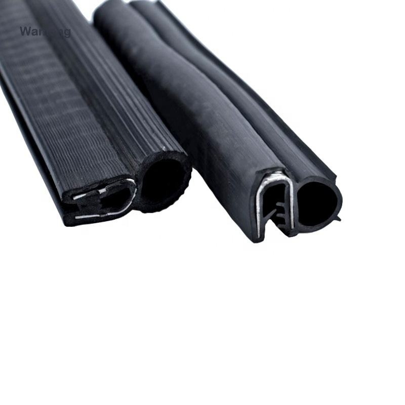 Automotive Grade Multi-Lobe D Shape Rubber Seal Strip with Metal Insert for Bus and Truck Door, Waterproof and Sound Insulation