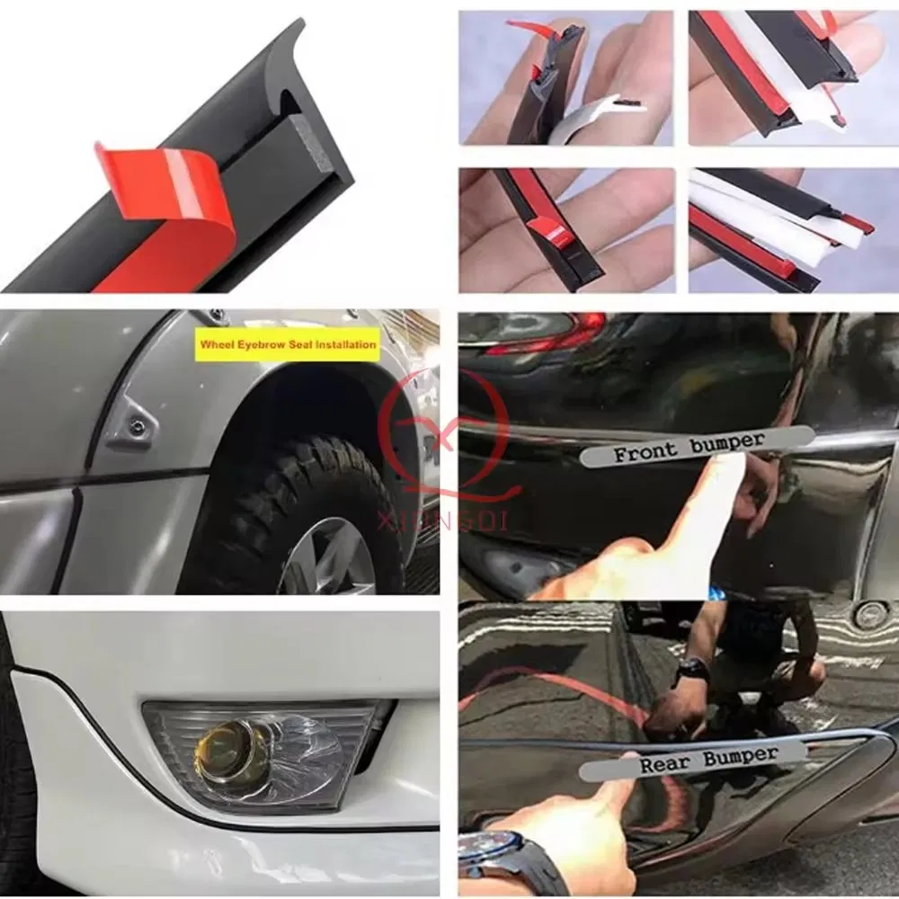 Free Sample Rubber Car Seals Edge Sealing Strips Auto Roof Winds Door Window Car Seal Strip