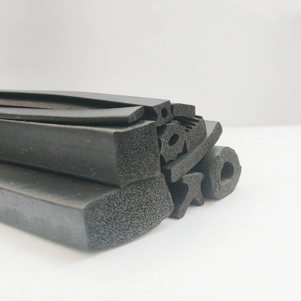 Custom Square Sponge Seal Strip Size 1/8 *1/2 Automotive Sealing Strip Te30-0122