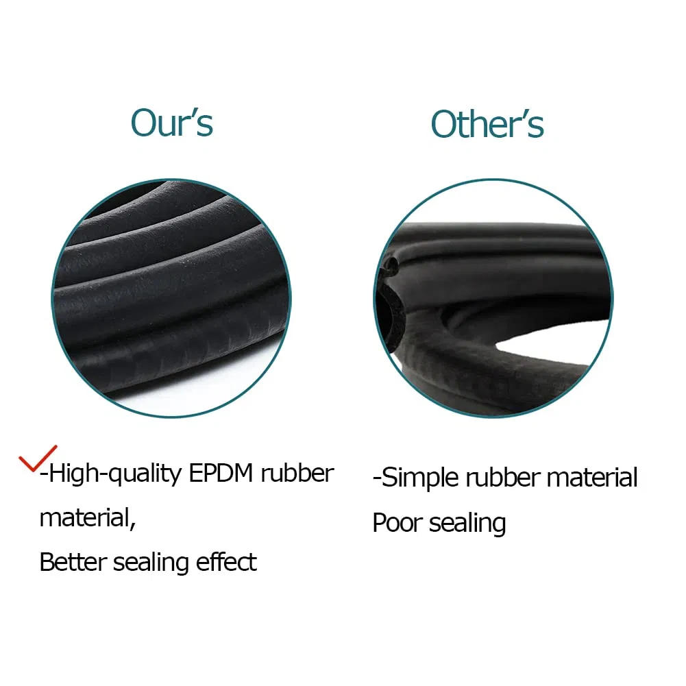 Automotive Automobile Car Door Window Self Adhesive Foam EPDM Rubber Weather Seal Strip