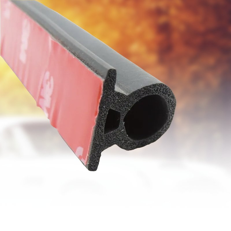 Black EPDM Weatherproof Rubber Seal Strip for Aluminum Window Frame