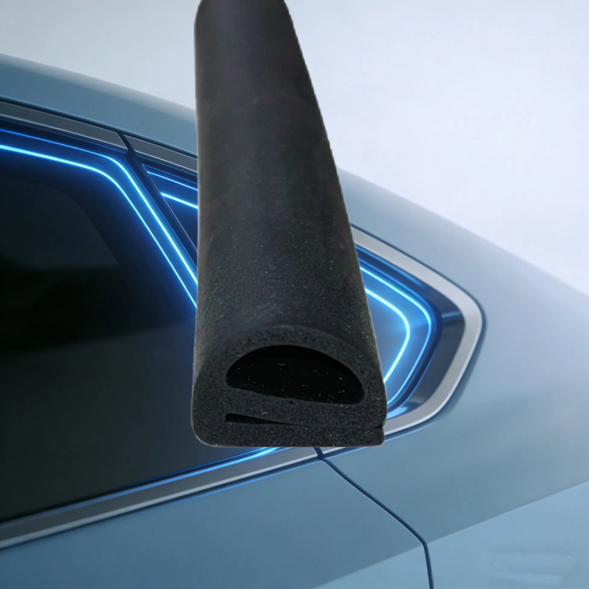 Square Automotive Door Edge Guard Sponge Sealing Strip Anti-Collision Protector