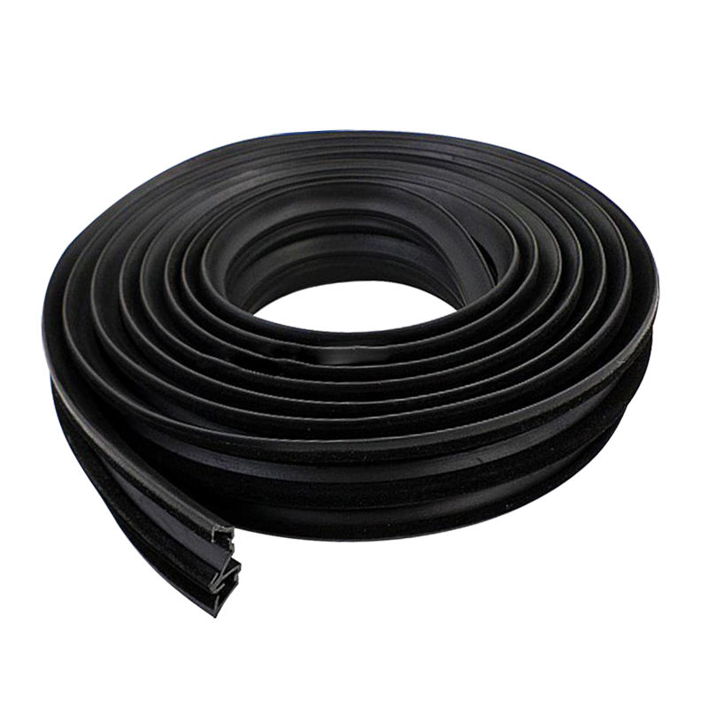 Customized Car Automotive Door Sliding Window Glass Flocked Rubber Glass Run Channel Rubber Seal Strip