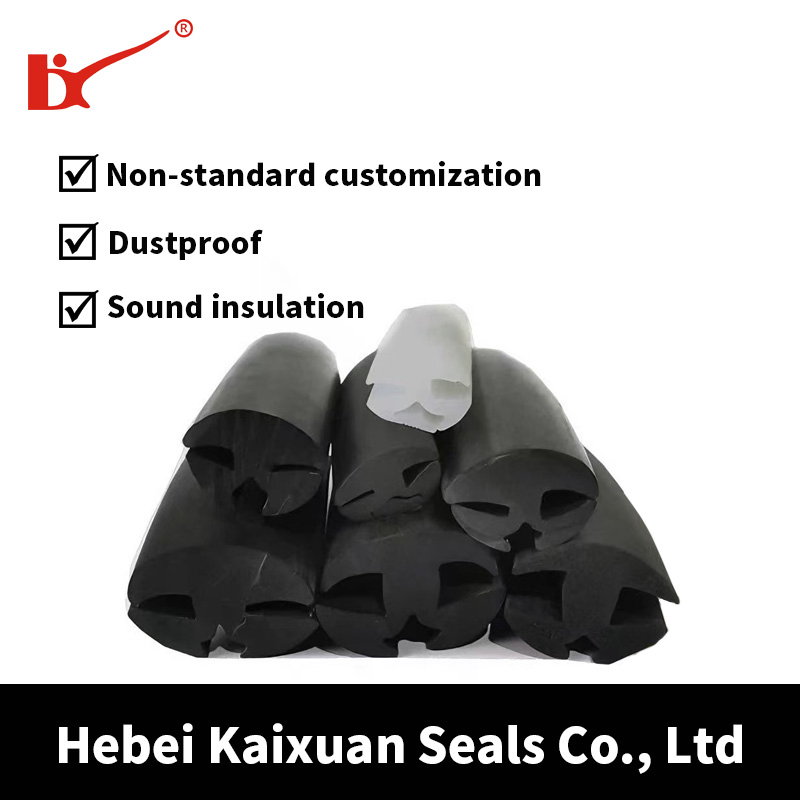 Noise Reduction Dustproof Customized Profiles for Complex Shapes Free Samples CE Certified Automotive EPDM Sealing Strip