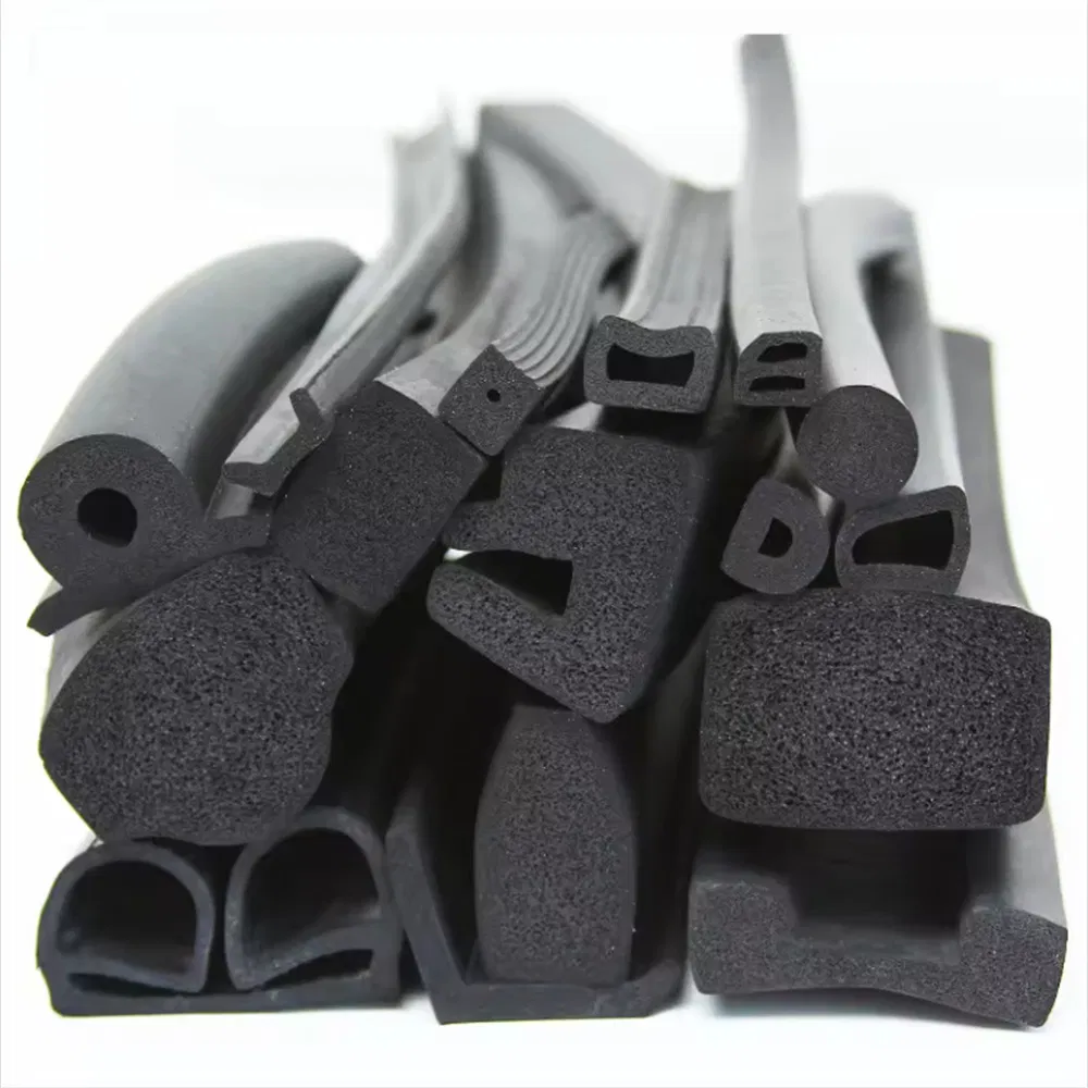 Nitrile Sponge Rubber Seal Strip for Multi-Size Electric Cabinet Anti-Collision EPDM Rubber Foam Strip