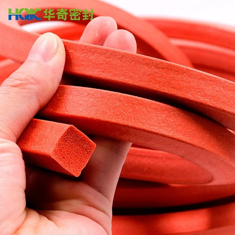 OEM ODM Custom Silicone Rubber Seal Foam Strips for Automotive Sealing Strip