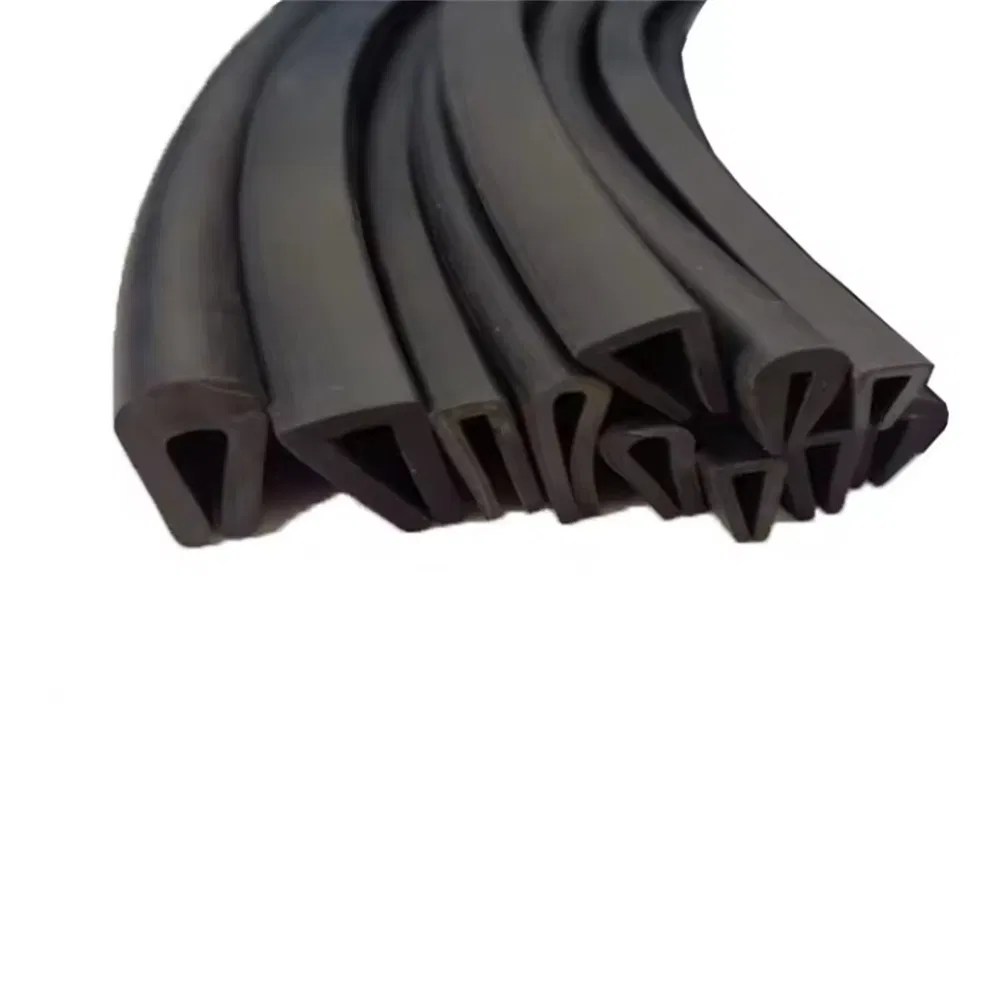 Car Door Edge Guards Trim U Shaped Rubber Strip Car Door Protector Black Sealing Strips