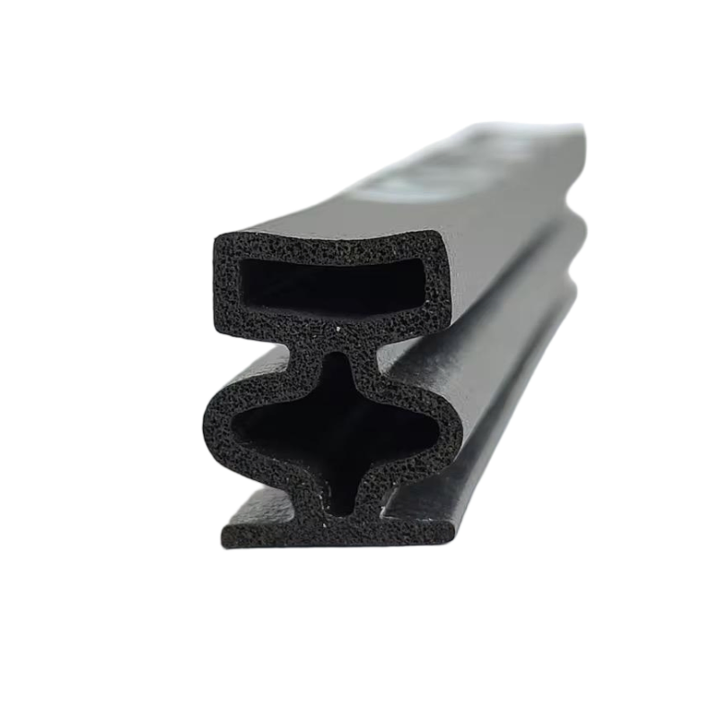 Premium Black and Gray EPDM Foam Sealing Strip for Automotive Use