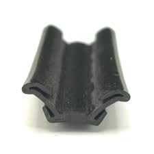 W Shape Weatherproof Automotive Glass Run Channel Flock Seal Strip