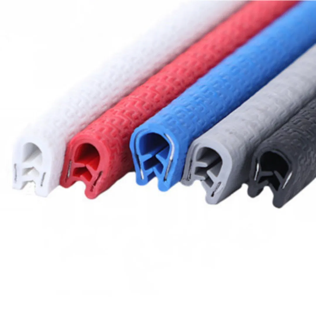 Automotive Car Rubber Sealing Black Red White Customized Window Door Rubber Seal Strip