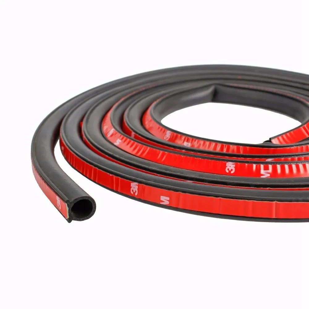 Universal Car Weather Stripping, Self Adhesive Automotive Door Rubber Weather Draft Seal Strip