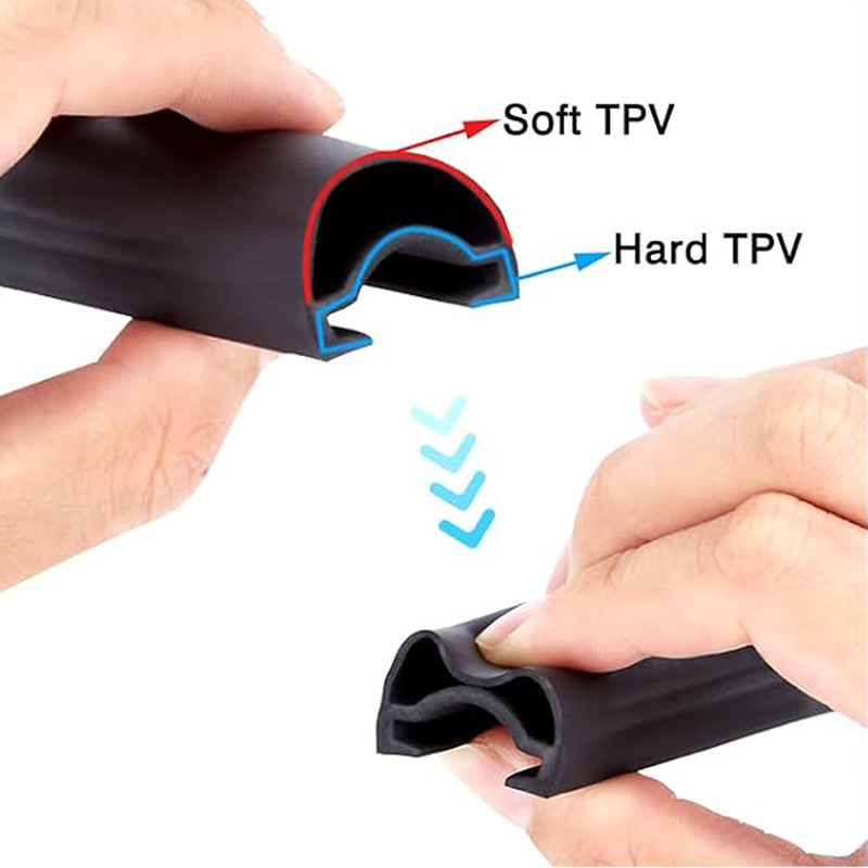 Automotive RV Trim Molding Weather Stripping Rubber Seal Custom Cut Slide out Slide out for Boats Campers Car Trailers Trucks