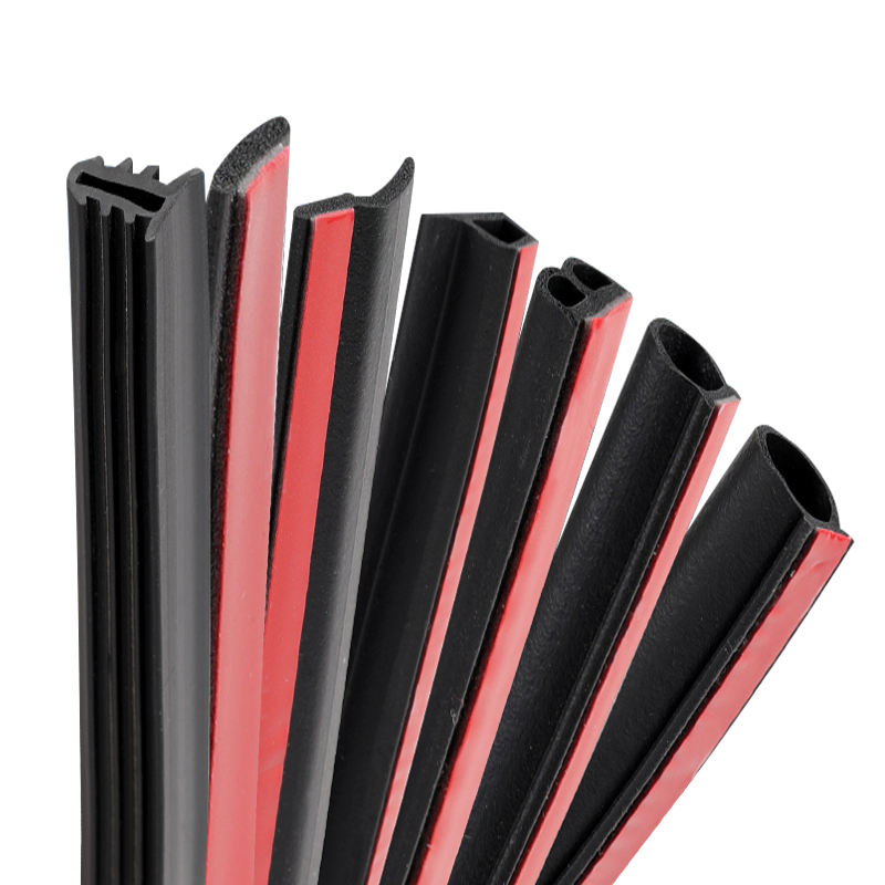 Self-Adhesive Automotive EPDM Foam Rubber Sealing Strip Pzdb Type Door Weather Trim with Glue for Car Door Edge Protector