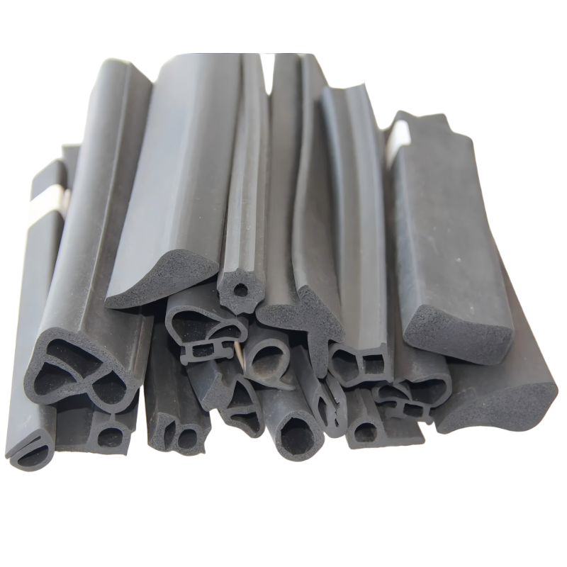 Black and Gray EPDM Sponge Foam Sealing Strip for Automotive Sealing