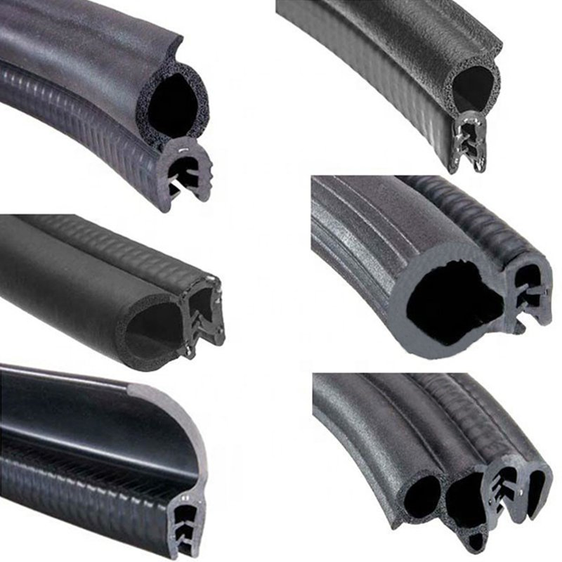 Car Automotive Door Edge Protector Seal Strip Weatherstrip with Steel Bone for Cabinet