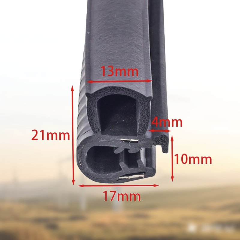 Heavy Duty EPDM Steel Reinforced Seal Strip for Vehicle Engine Bay and Trunk Protection