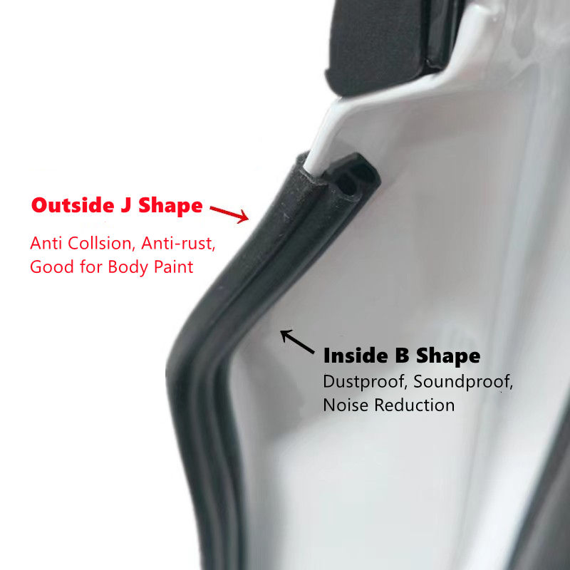 Universal Automotive Door Seal Strip B-Shape Weather Stripping for Car Truck Door &amp; Window