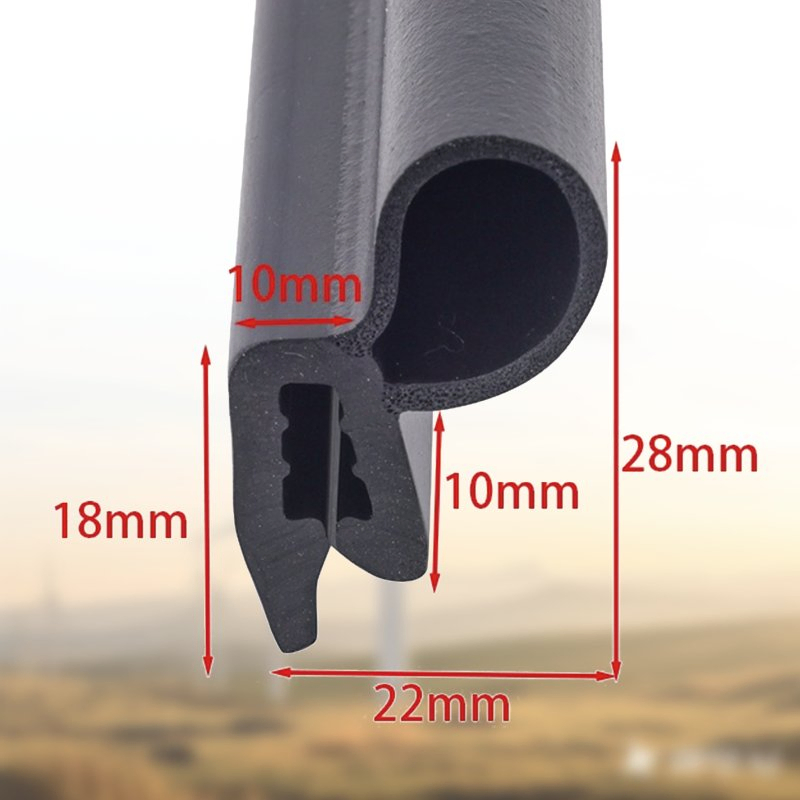 EPDM Compression Sealing Strip for T Slot Door Frames