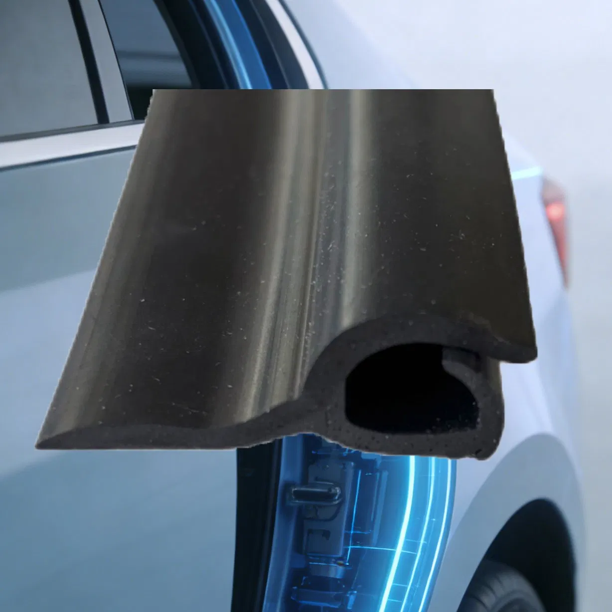 Self-Adhesive D-Type Automotive Weather Strip for Car Trunk and Hood