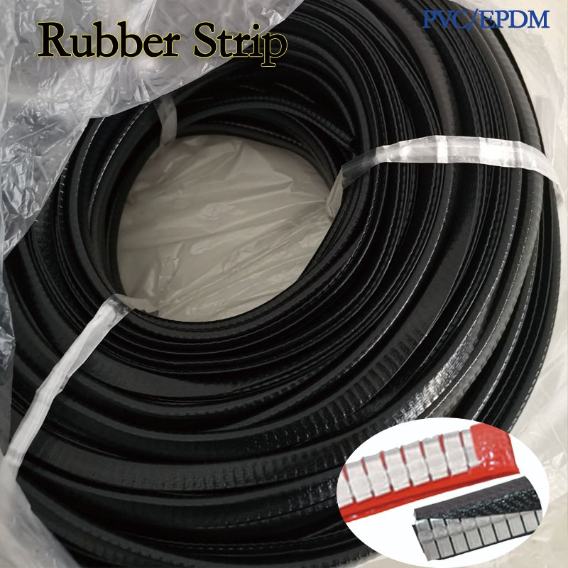 Automotive PVC U Channel Trim with Steel Strip for Door Frame Sealing