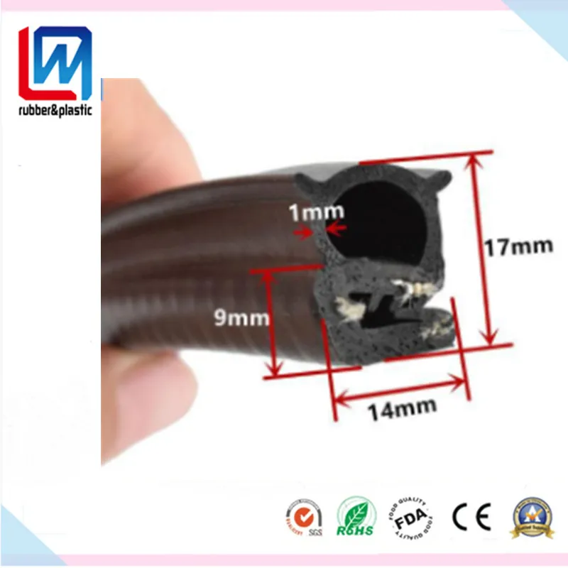 Top Bubble EPDM Door Gasket Seal Rubber Sealing Strips for Automotive, Container Rear Door