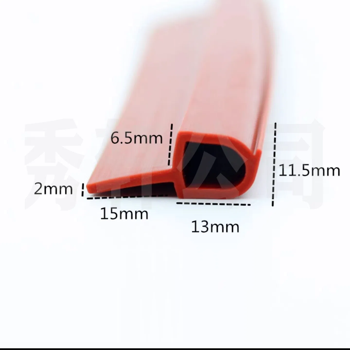 Silicone Rubber Extruded Sealing Strip for Automotive Door and Window Profiles Glass Rubber Sealing Strip