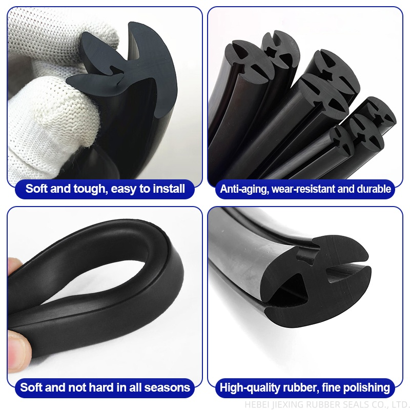 Windproof Waterproof Pressure Strip EPDM Automotive Glass Windshield Sealing Strip