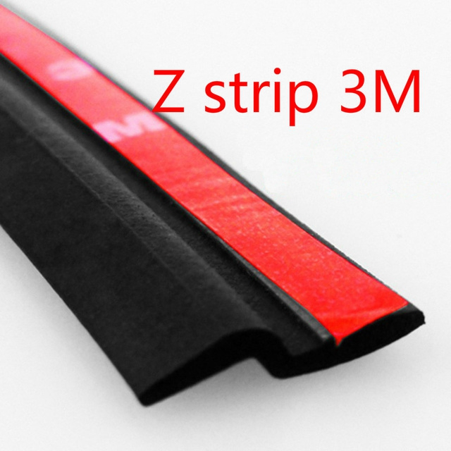 Universal Car Weather Stripping, Self Adhesive Automotive Door Rubber Weather Draft Seal Strip