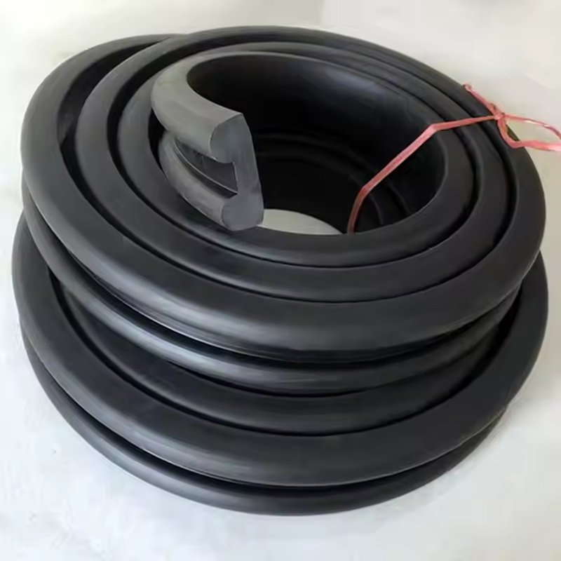 Custom Extrusion Profiles Automotive EPDM Silicone FKM Nr NBR Rubber Door Window Edge Trim Seal Strip