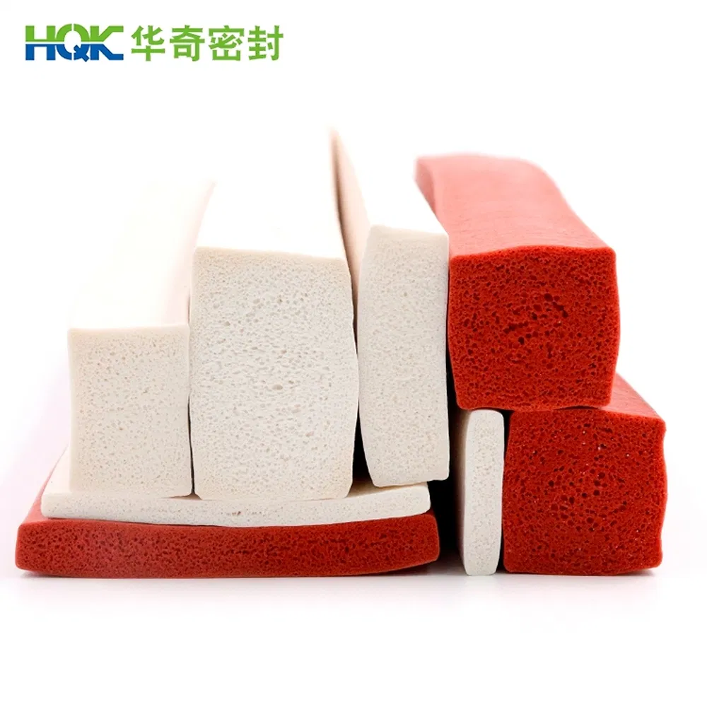 OEM ODM Custom Silicone Rubber Seal Foam Strips for Automotive Sealing Strip
