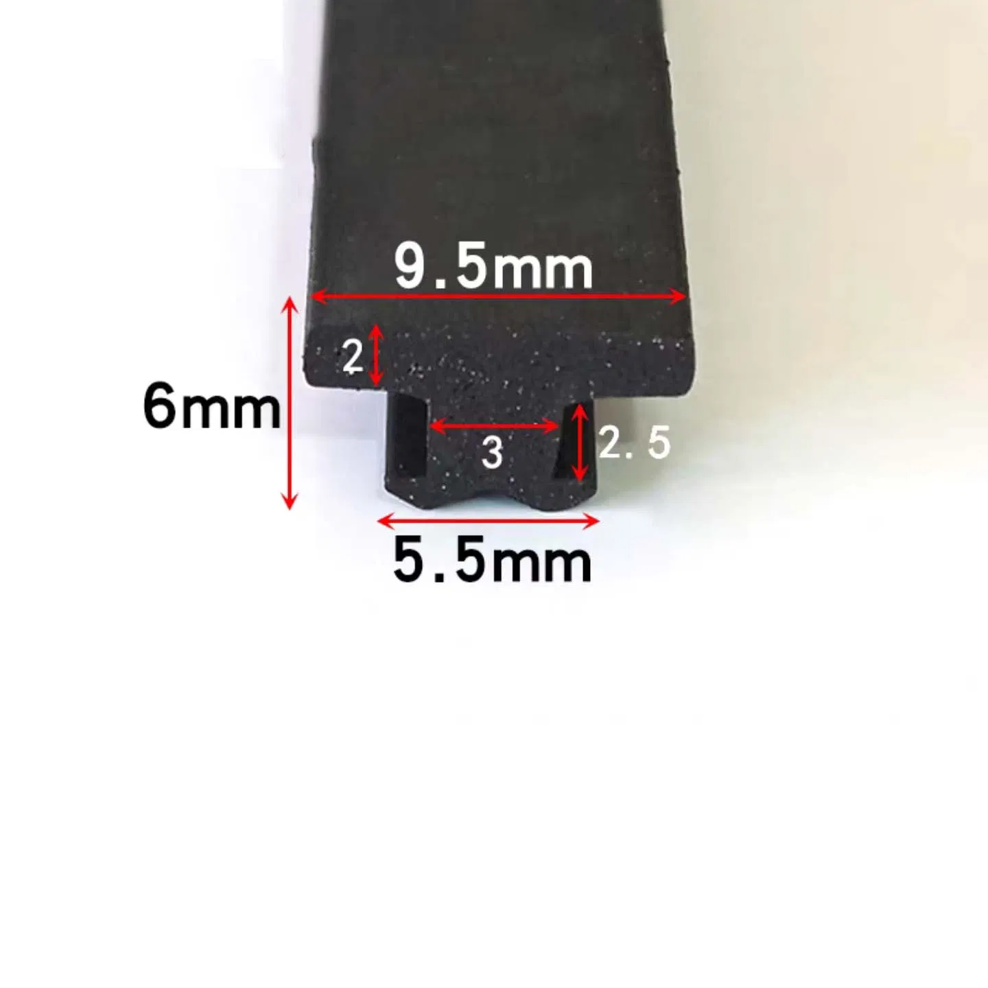 High Elastic Silicone Rubber Seal Strip Waterproof Dustproof and Noise Reduction Door and Window Automotive Universal Sealing