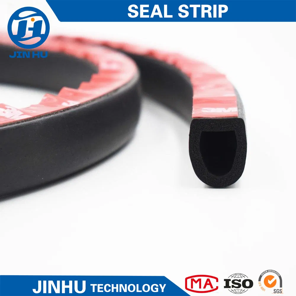 Extruded Rubber EPDM/Silicone/PVC Sealing Strip for Automotive Glass Windshield