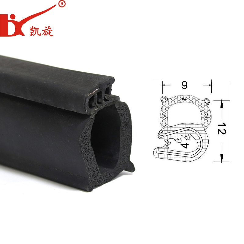 Premium Wholesale Flexible Metal Insert Professional Auto Window Seal Strip Triple Extrusion for Car Roof EPDM Strip