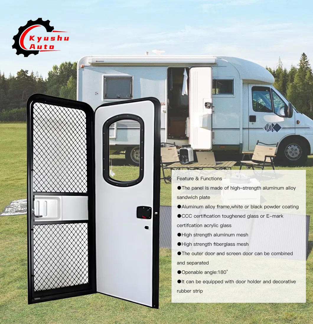 Aluminum Alloy Frame Caravan Door