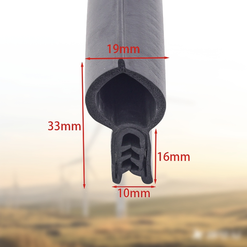 Extruded EPDM Steel Reinforced Strip for Automotive Window and Door Frame Sealing