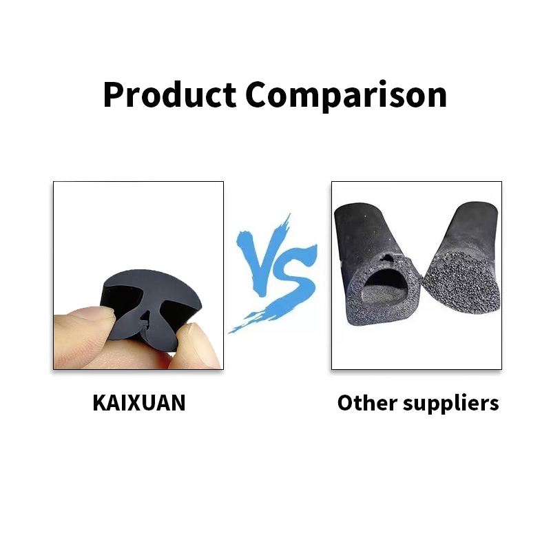 Noise Reduction Dustproof Customized Profiles for Complex Shapes Free Samples CE Certified Automotive EPDM Sealing Strip