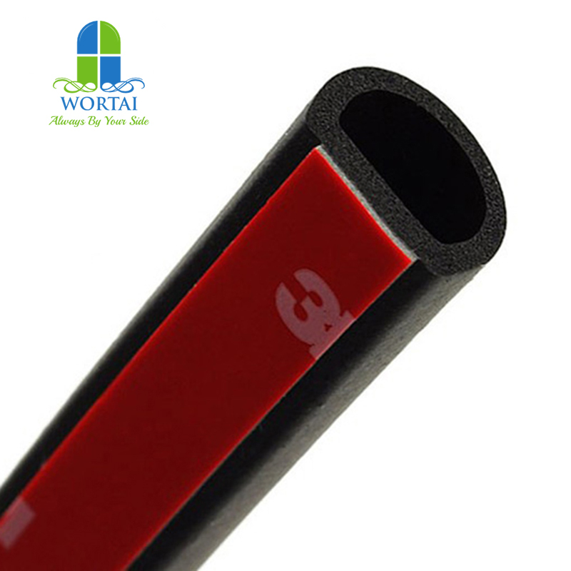Automotive Car Door Seal Strip Truck D Type EPDM Rubber Seal Strips Sealing Waterproof Trim Soundproof Weatherstrip