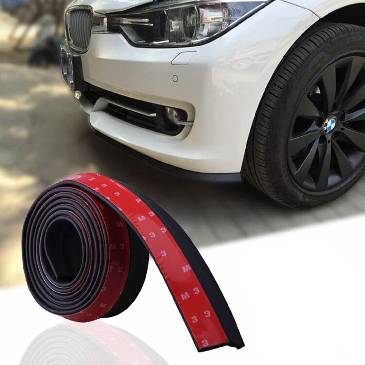 China 3m EPDM Spoiler Bumper Skirt Rubber Seal Strip for Automotive Door and Window Seal