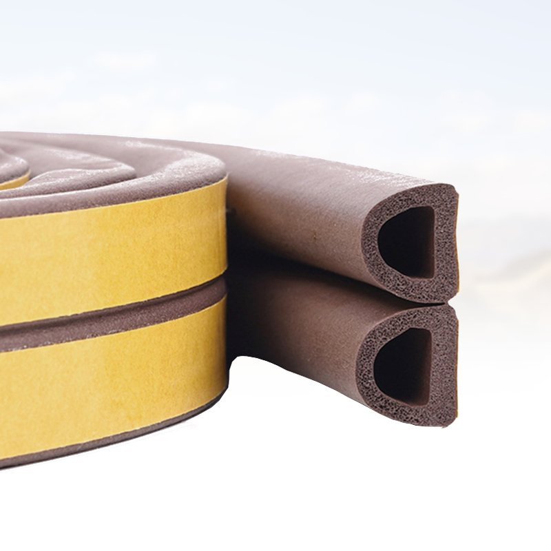 Soft Silicone Foam Seal for Wooden Frame Sound Insulation