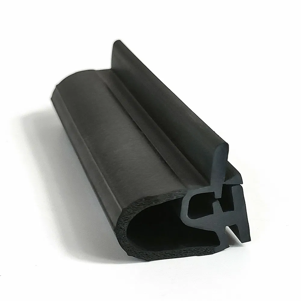 Flexible Seamless Heavy Duty D Shape Rubber Gaskets and Hygienic Door Threshold Sealing Strip for Cold Storage