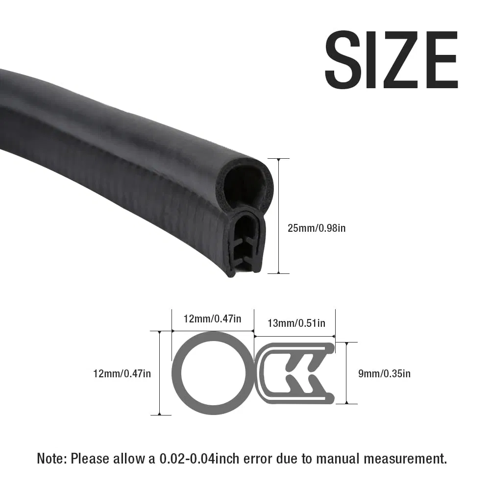 Car Door Rubber Seal Strip Automotive Weather Stripping