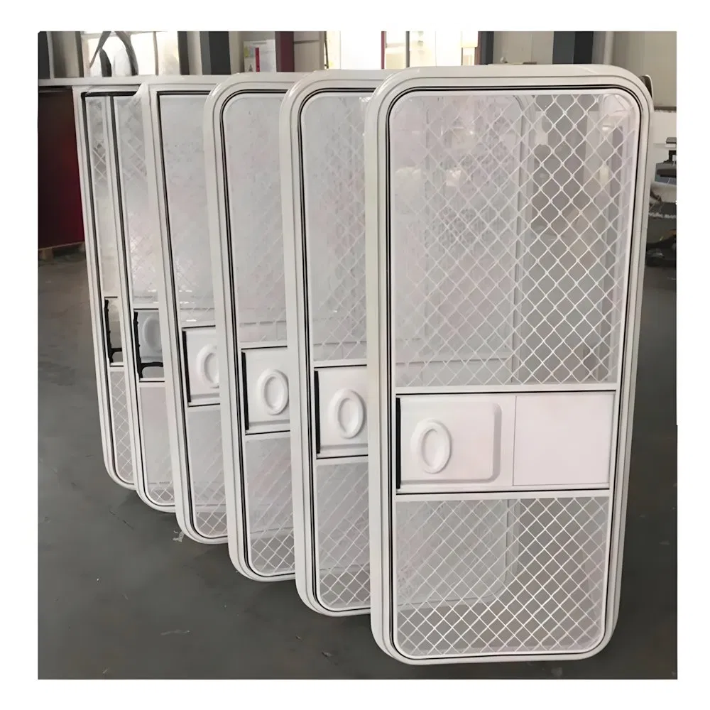 Aluminum Door Frame 800X1840mm Caravan Trailer Camping Car Main Door with Four Right Angle