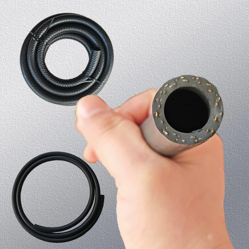 EPDM Rubber Hose with Polyester Braided Reinforcement for Automotive Cooling Systems