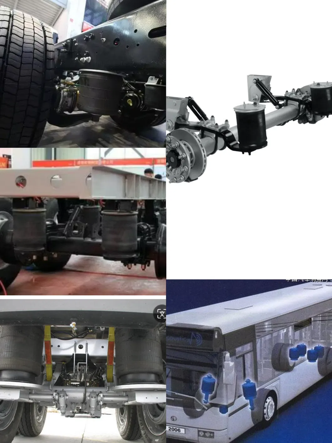 Heavy Duty Truck Air Suspension Air Spring with Steel Piston