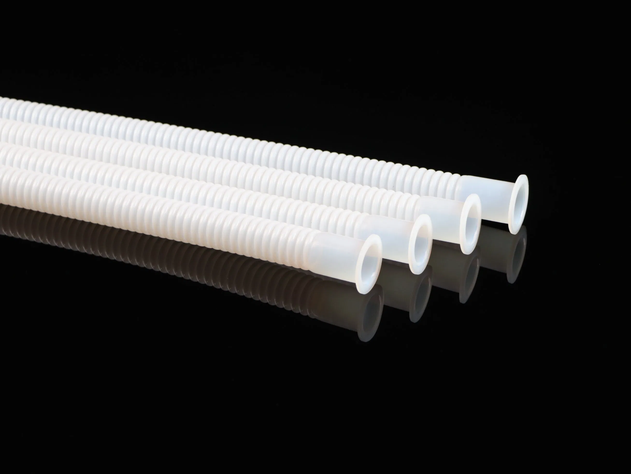 Versatile PTFE Tubing for Automotive Fluid Transfer Applications Chinese Corrugated Heating Hose Tube