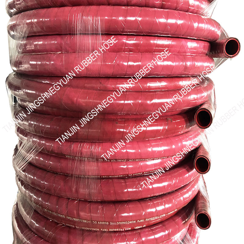 Heat Resistant Insulated Carbon Free Rubber Hose for Cooling System Induction Furnace