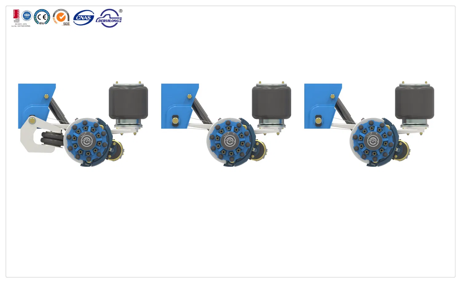 Air Suspension for Trailer and Semi-Trailer with Lift Kit 9 Tons
