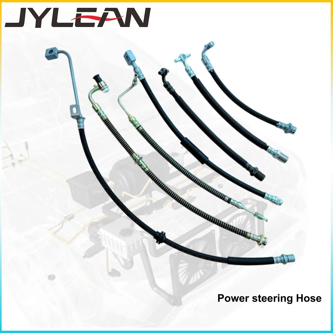 High Quality DOT Fmvss106 Standard 1/8 Inch OEM Flexible Rubber Brake Hose SAE J1401 Automotive and Motorcycle Hydraulic Oil Pipe Braking Systems