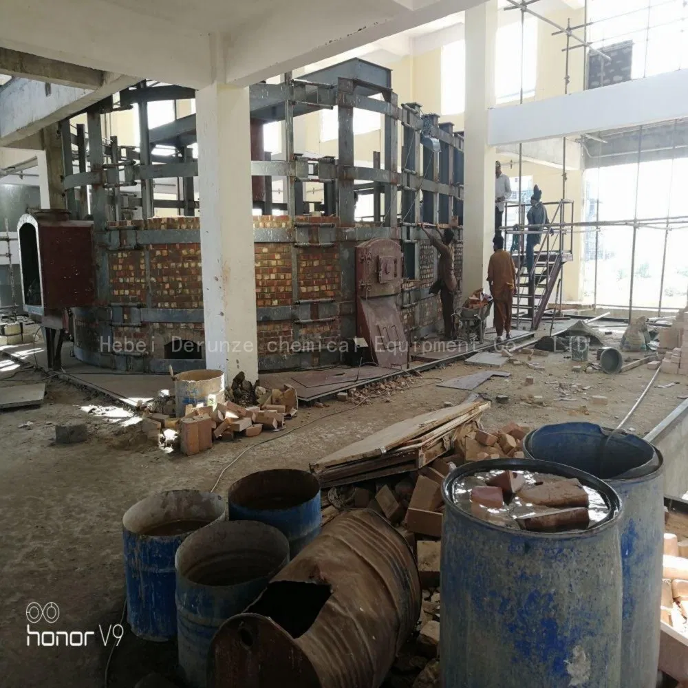 Dual Fuel Burner System for Oil and Gas in Potassium Sulfate Production Line by Mannheim Furnace